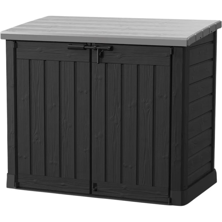 Keter Gartenbox Mülltonnenbox Universalbox Store It Out MAX 146 x 82 x 125cm – Bild 6