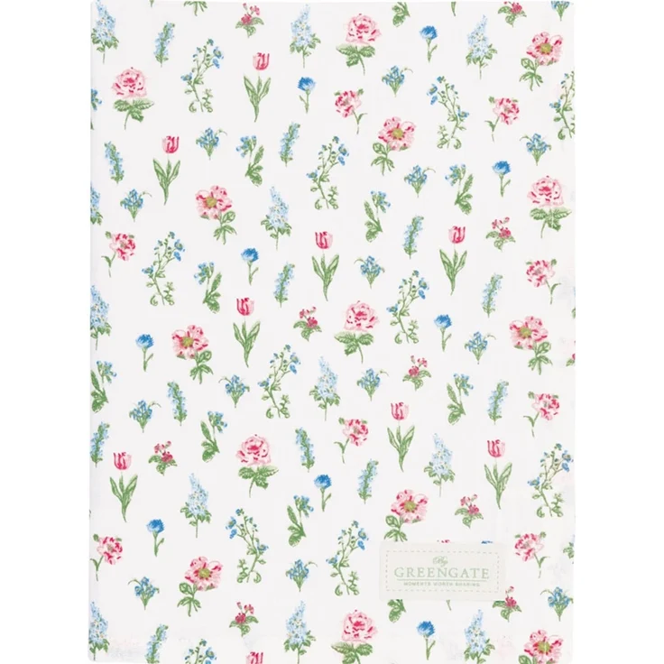 Greengate Geschirrtuch 50x70 cm Estrid white 100 % Baumwolle