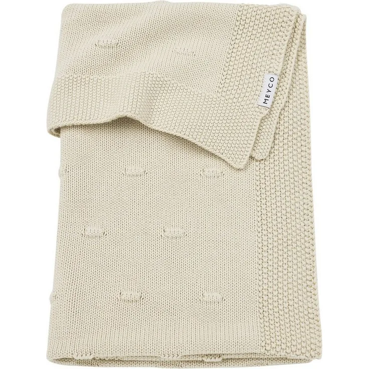 Meyco Bettdecke Knots - 100 x 150 cm - Soft Sand B