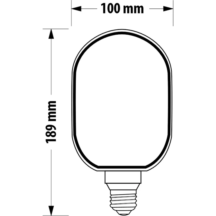 E27 LED Dimmbar Retro Vintage Nostalgie Filament Leuchtmittel Bernstein, E27, 4W, 190lm, 1800K – Bild 4