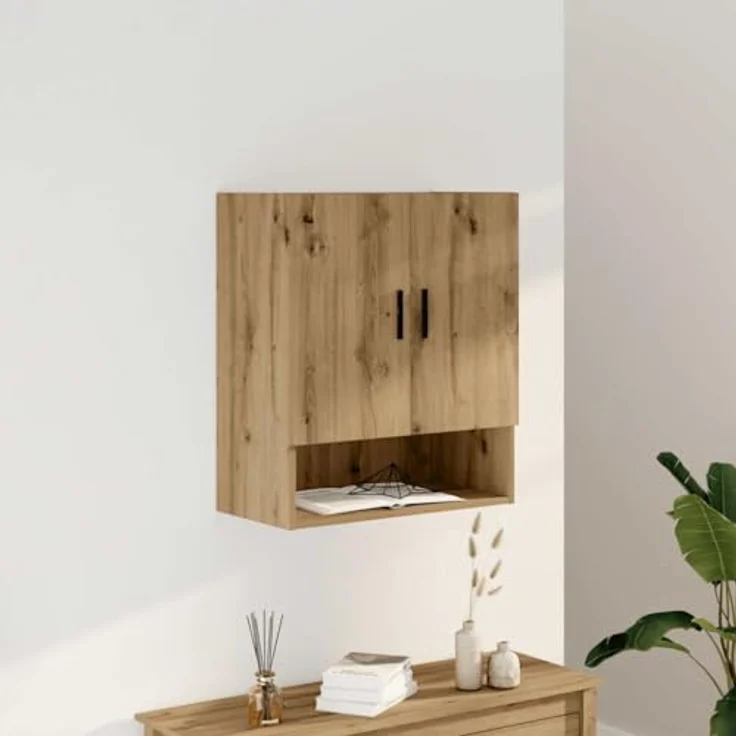 vidaXL Wandschrank Artisan-Eiche 60x31x70 cm Holzwerkstoff 857297 – Bild 3