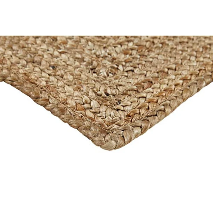 LUXOR living Teppich Salo, rechteckig, Höhe: 6 mm, Juteteppich, handgeflochten, Flecht Design, 100% Naturfaser – Bild 6