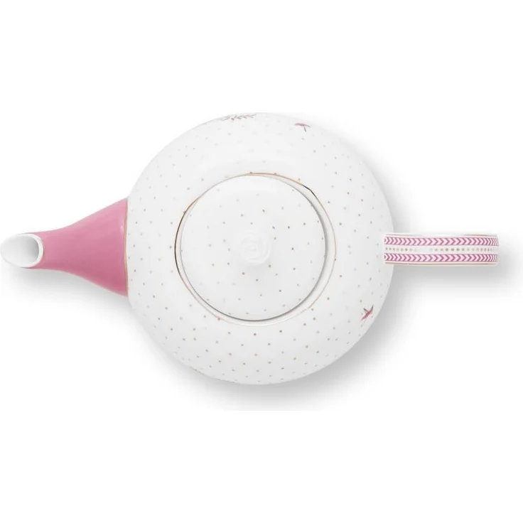 PiP Studio Kanne Teekanne Jolie Dots Gold Pink – Bild 3