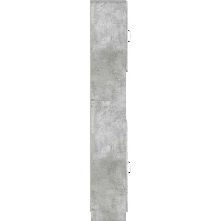 vidaXL Badezimmerschrank mit offenem Regal UTRECHT Betongrau 897698 – Bild 4