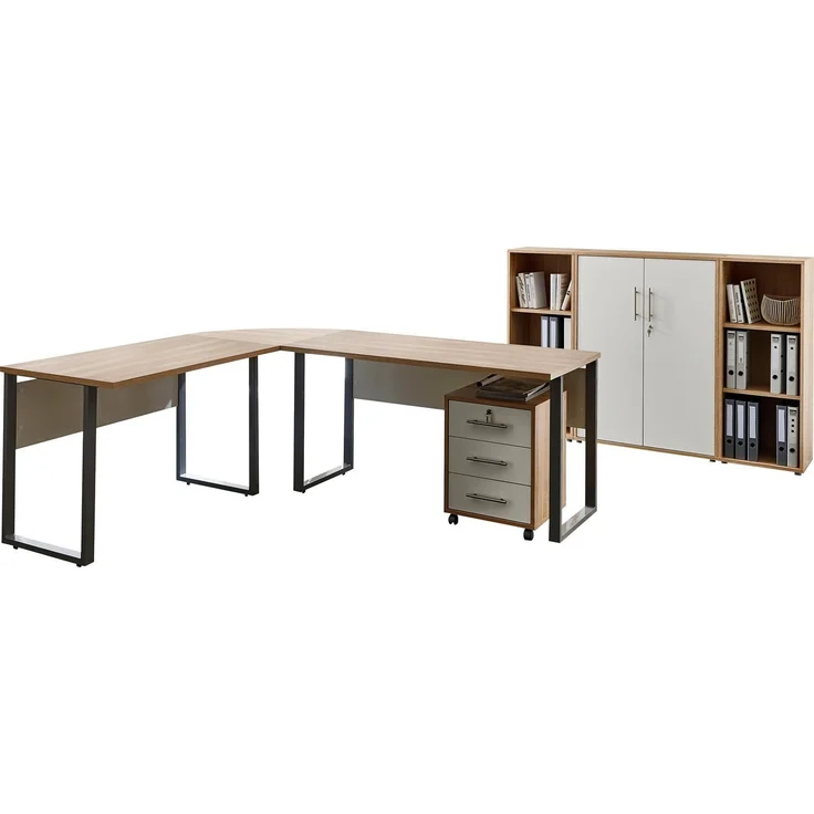 BMG Möbel Büromöbel-Set Tabor Office 2, (Set, 6-tlg) – Bild 1