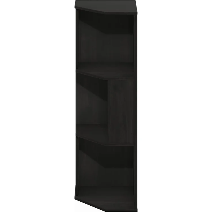 Furinno Econ 3-stufiges Freistehendes Eckregal-Bücherregal, Espresso – Bild 6