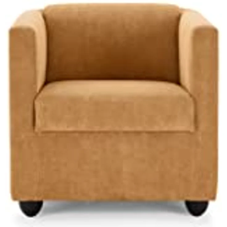 LOOKS by Wolfgang Joop Looks I Designer Sessel mit Federkern, Holzwerkstoff, pfirsich orange, 72 x 71 x 75 cm – Bild 2