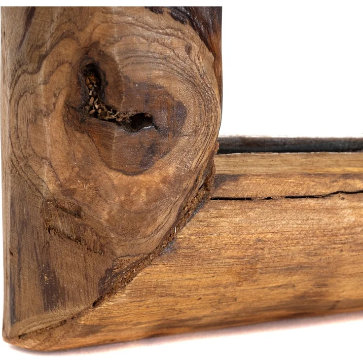 CREEDWOOD Wandspiegel HOLZ WANDSPIEGEL "BASE C", 25x20cm, Massivholz, Natur Holzspiegel – Bild 6