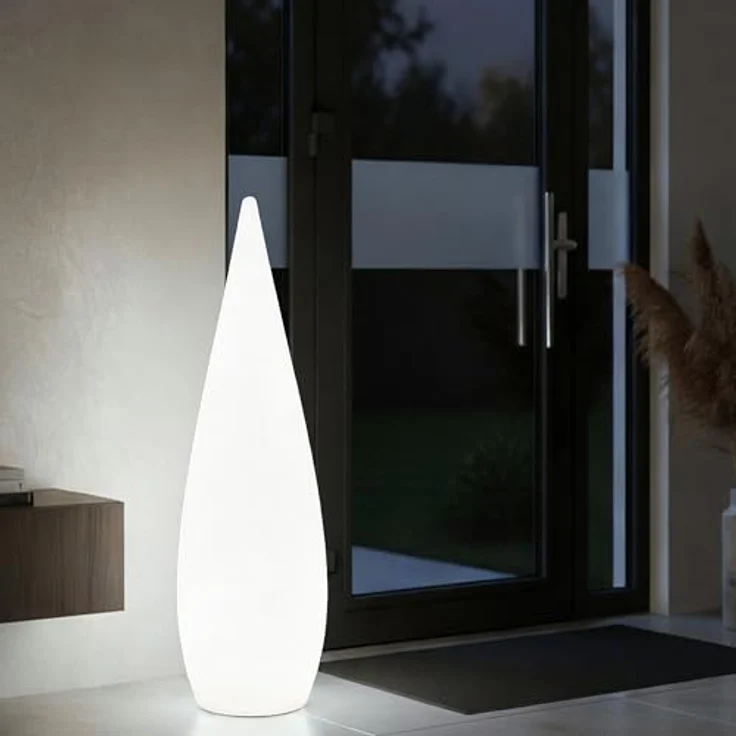 Arnusa LED Stehlampe Moderne Lampe mit Farbwechsel und Fernbedienung RGB Akku kabellos, Farbwechsel, LED fest integriert, Farbwechsler, warmweiß, Kaltweiß, Blau, Rot, Sauna Lampe Stimmungsleuchte – Bild 5