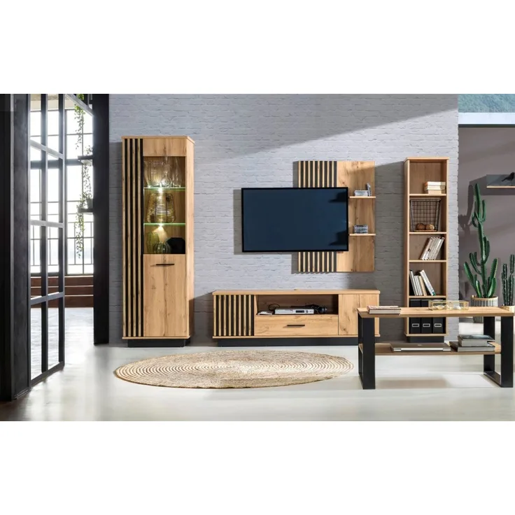 XL Küchenhängeschrank Rimini 80x96cm Glaseinsatz matt Farbe: RAL 6025 farngrün matt / lava RI-W4S/80