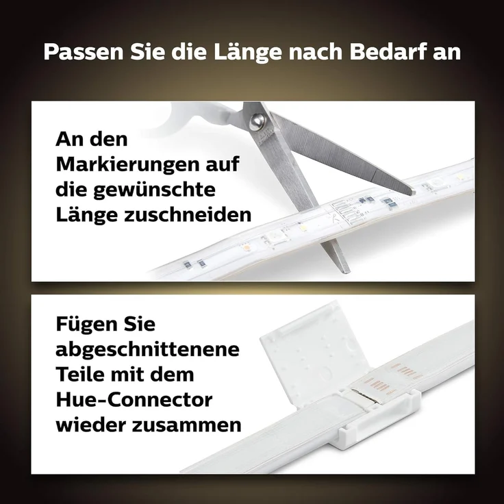 Philips Hue LightStrip Plus V4 1m Extension – Bild 3