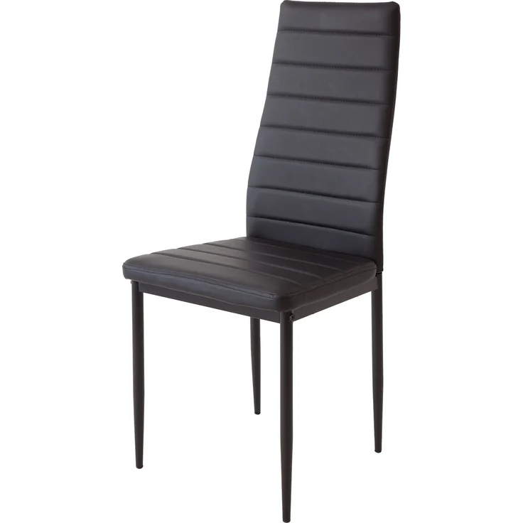 Albatros Esszimmerstühle MILANO 4er Set, Schwarz - Polsterstuhl mit Kunstleder-Bezug, Modernes Stilvolles Design am Esstisch - Küchenstuhl oder Stuhl Esszimmer mit hoher Belastbarkeit: 110kg – Bild 7