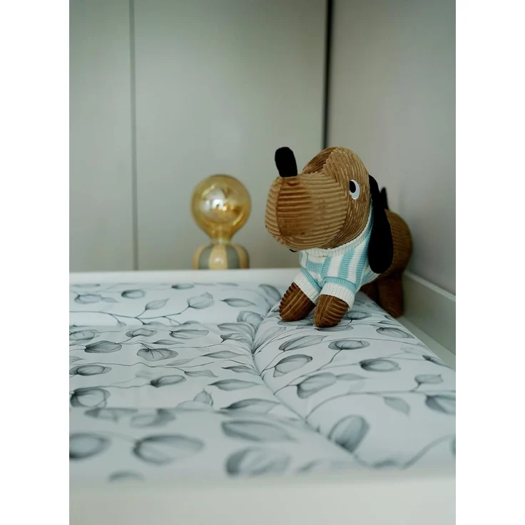 Ceba Baby® weiche Wickelauflage 75x72 cm - Doppelseitige Baby Wickelunterlage - Wickeltischauflage für Junge und Mädchen - Wasserdicht, abwaschbar - OEKO-TEX - Made in EU - Goldbeere – Bild 8
