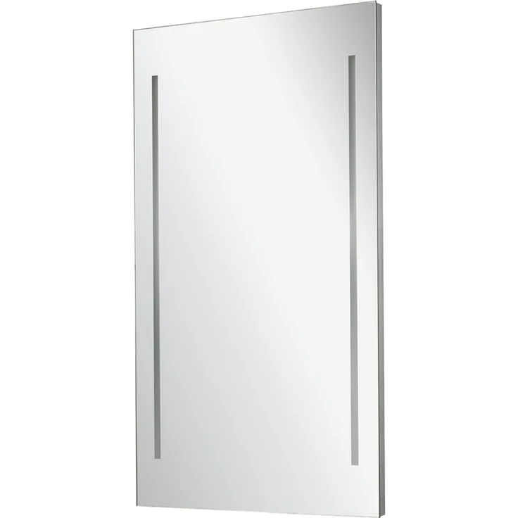 Fackelmann LED Spiegel 55 cm, Aluminium