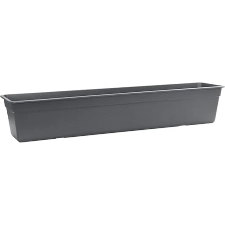 Blumenkasten Original Super, Ebertsankey, anthrazit, Kunststoff, stabil L 100 x B 18 x H 14 cm