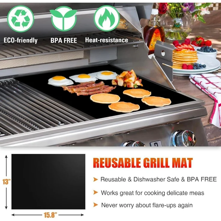 LuxusKollektion Grillbesteck-Set Grill Zubehör Grillbesteckset aus Edelstahl 38tlg , Silber – Bild 6