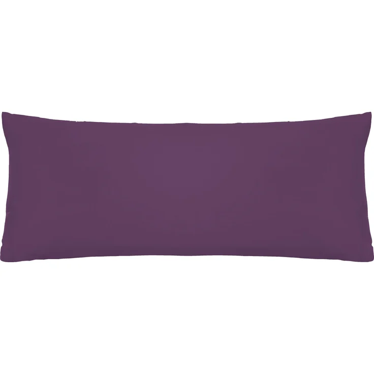 biberna Feinjersey-Kopfkissenbezug, dunkel violett, 40x60 cm – Bild 2