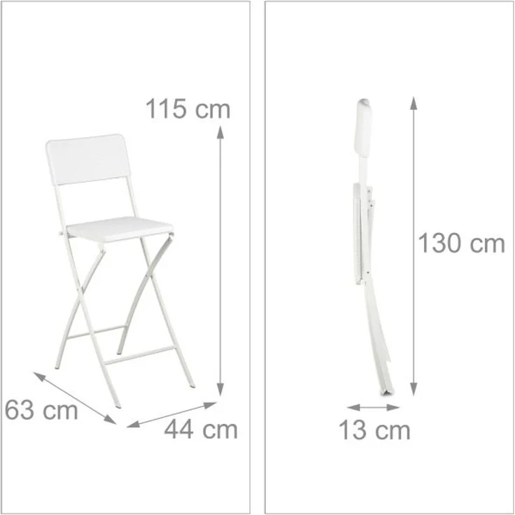 2er Set Barhocker Rattan – Bild 4