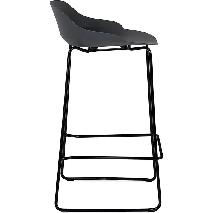 Julian Bowen 2er-Set Rocco-Hocker, Dunkelgrau, Polypropylen, 83 x 48 x 49 cm – Bild 7