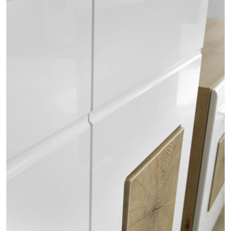 Kommode >Georgia< in Eiche Artisan Nachbildung - 80x92x38cm (BxHxT) – Bild 5