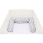 Fillikid Bettschlange große Punkte grau 190 cm