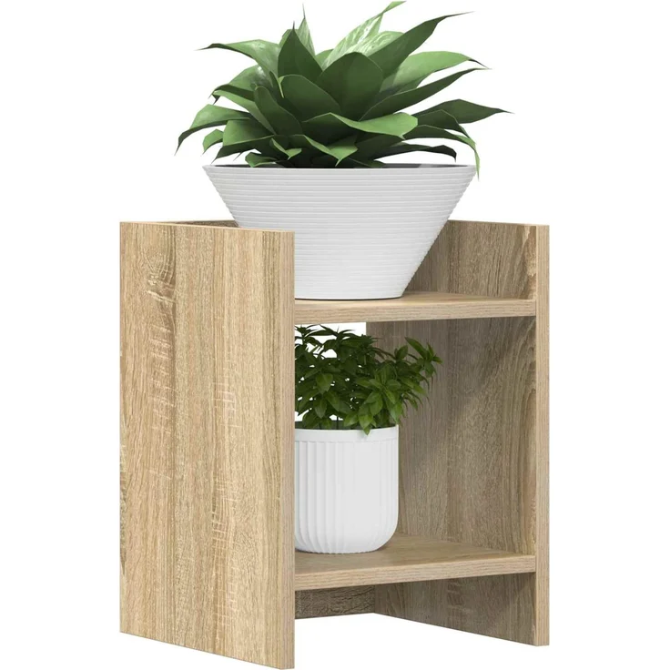 vidaXL Pflanzenständer 2 stk. Sonoma-Eiche 30 x 30 x 40 cm 899615 – Bild 3