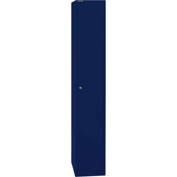 Bisley Garderobenschrank Office, 1 Abteil, 1 Fach, T 457 mm, Farbe oxfordblau – Bild 2