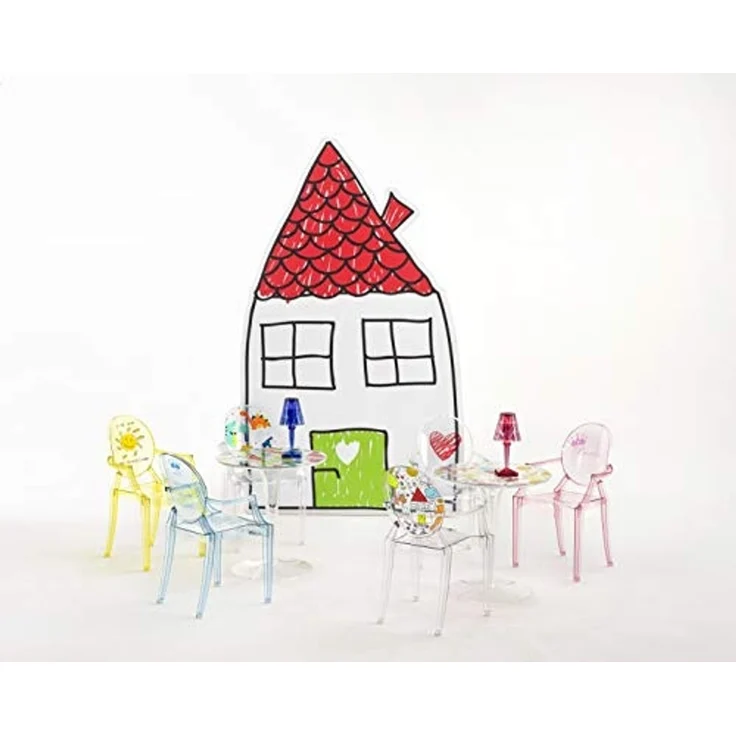 Kartell Loulou Ghost Kinderstuhl, Polykarbonat, Transparent, 37 x 40 x 63 cm – Bild 2
