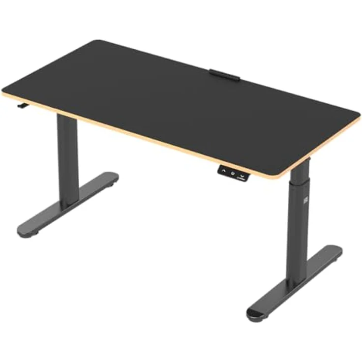 Ultradesk Pulsar Gerade Rechteckige Form MDF-Platten Stahl Gaming Schwarz – Bild 5