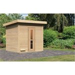 Karibu Sauna Hytti 3 naturbelassen ohne Ofen