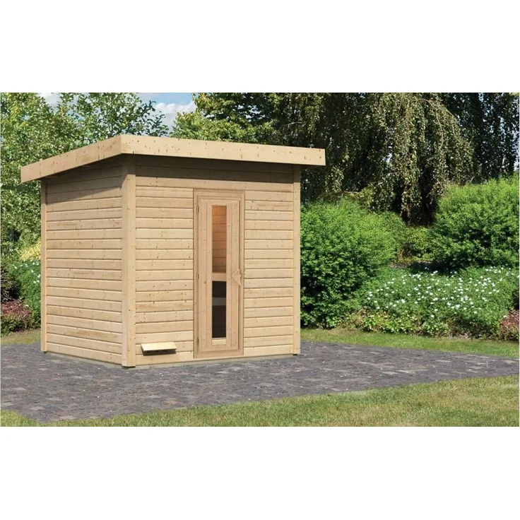 Karibu Sauna Hytti 3 naturbelassen ohne Ofen