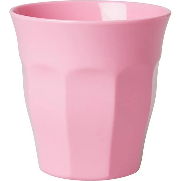 RICE A/S Becher Rice Trinkbecher Melaminbecher Dark Pink Medium – Bild 1