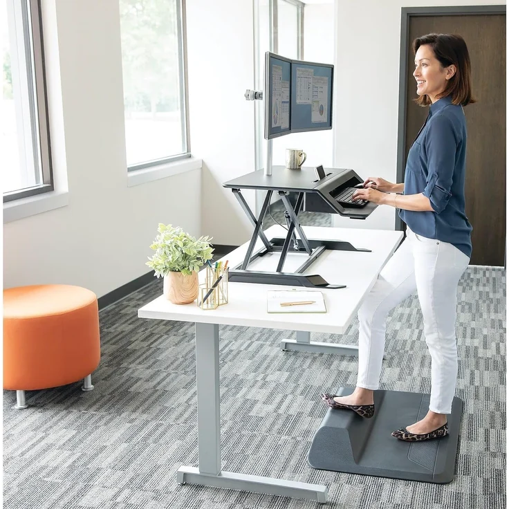Fellowes Monitorständer Lotus LT Sitz-Steh Workstation schwarz – Bild 2