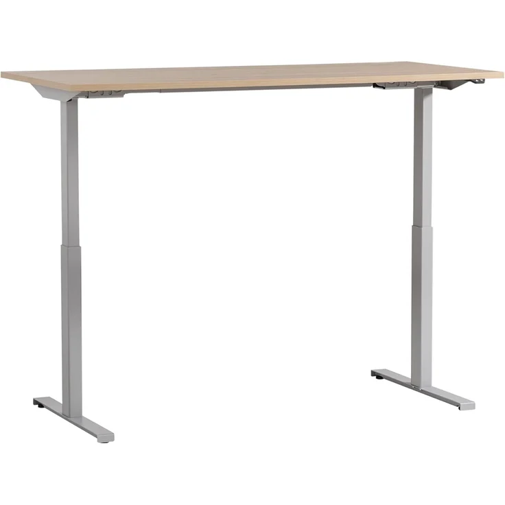 Schildmeyer Antero 701870 Schreibtisch höhenverstellbar, Eiche hell Dekor, 160 x 75 x 71-121 cm – Bild 4