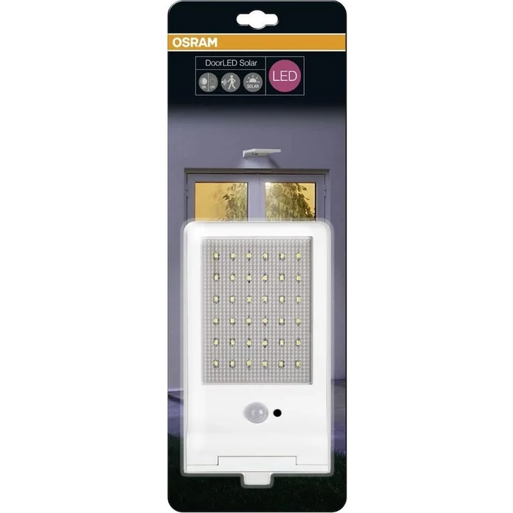 Osram LED Doorled Solar Batteriebetriebene Leuchte, fuer Aussenanwendungen, kaltweiss, integrierter Bewegungssensor SolarPanel – Bild 5