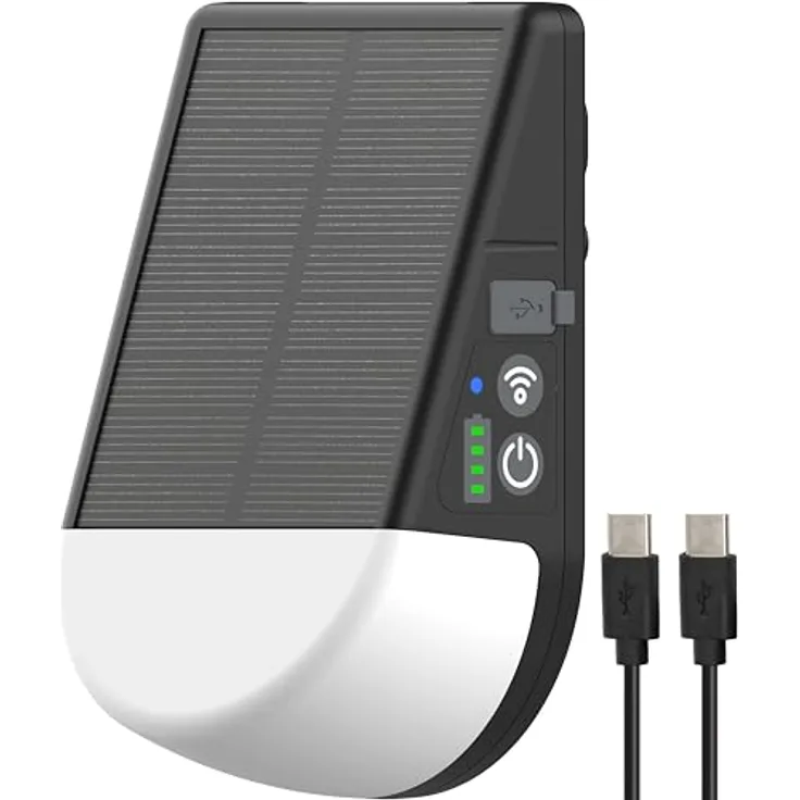 Brennenstuhl Akku Solar LED Outdoor Lampe KL 300 AS, Wandleuchte mit Bewegungsmelder, 250lm, IP54, 3 Leuchtstufen, max. 20h Leuchtdauer, Adapter für Kederschiene