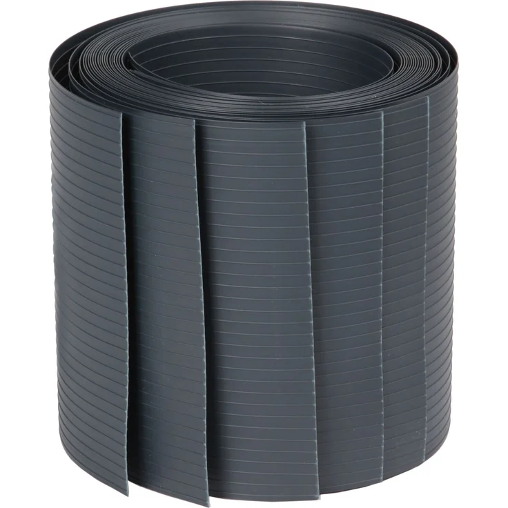 Garden 'N' More Excellent Fertigstreifen aus PVC, 5 Streifen, Länge 2,015 m, Streifenhöhe 0,19 m, Anthrazit – Bild 1