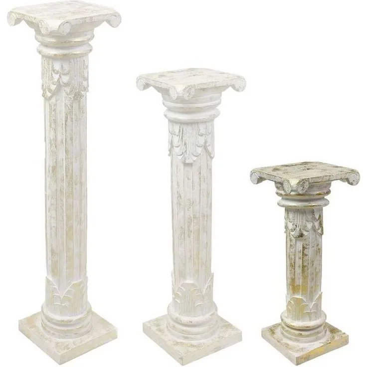 Oriental Galerie Blumenhocker Antike Säule Goldwash 60 cm klein (1 St)