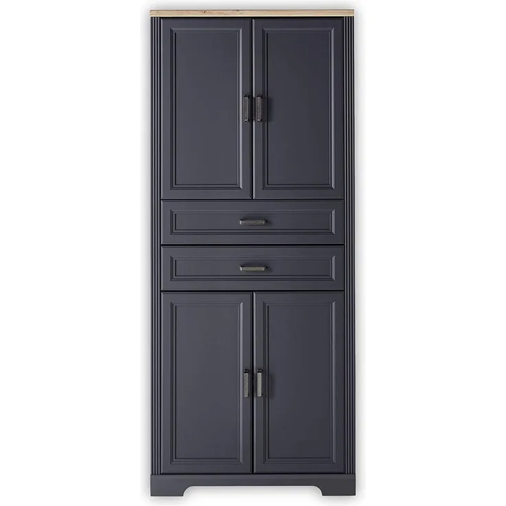 Aktenschrank 02 Büroschrank JASMIN graphit Dekor 86x38 cm