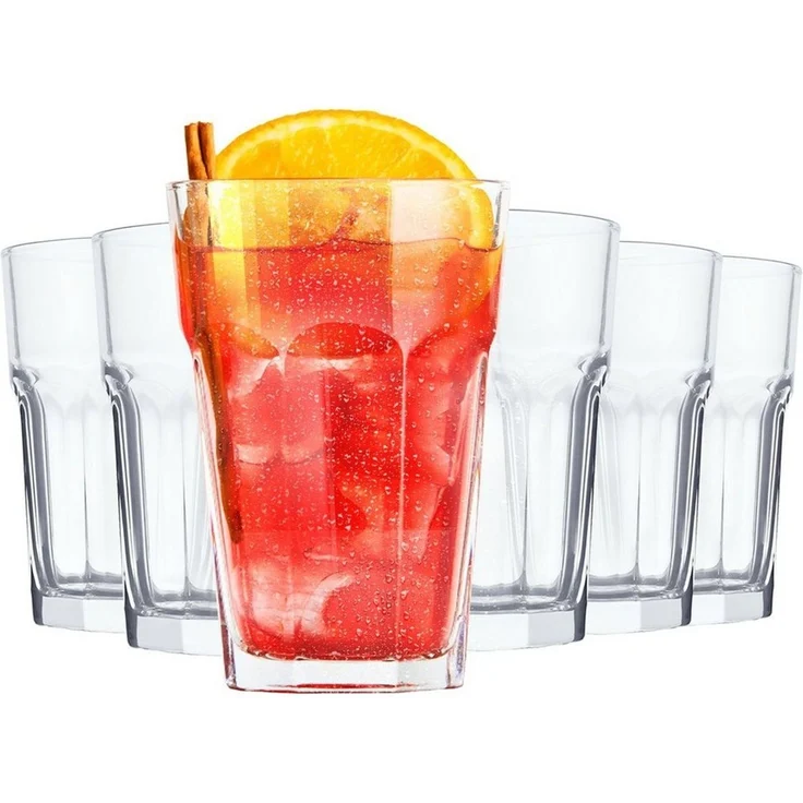 KONZEPT Gläser-Set Wassergläser Set 320ml Transparent - Trinkgläser, 6-tlg, Set Gläser für Wasser, Saft und Cocktails – Bild 5