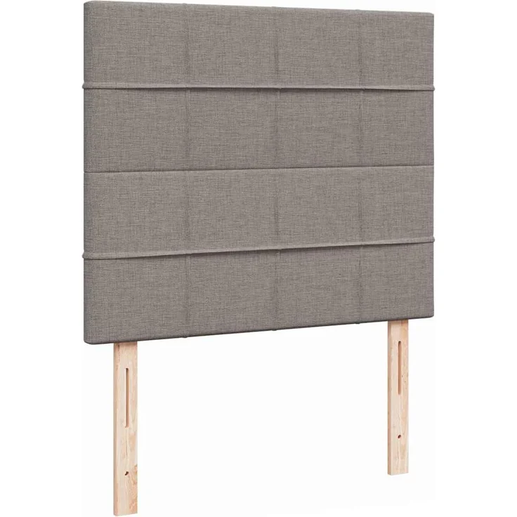vidaXL Ottoman-Bett mit Matratze & LEDs Taupe 120x200 cm Stoff 3314000 – Bild 8