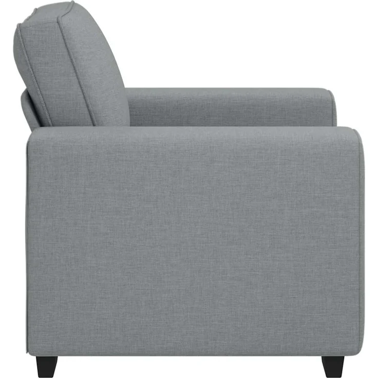 vidaXL Sessel Hellgrau 100x77x82 cm Stoff 4105146 – Bild 4