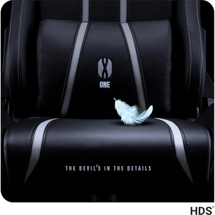 Diablo X-One 2.0 Gaming Stuhl für Kinder Gamer Chair Bürostuhl Schreibtischstuhl Verstellbare Armlehnen Ergonomisches Design Nacken/-Lendenkissen Wippfunktion Schwarz-Weiß Kids (S) – Bild 11
