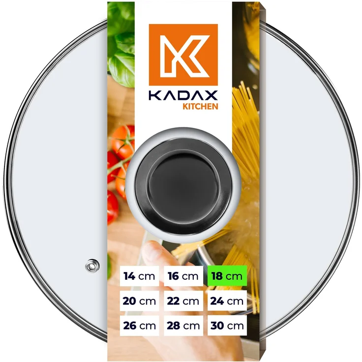 KADAX Glasdeckel 18 cm Universaldeckel – Bild 3