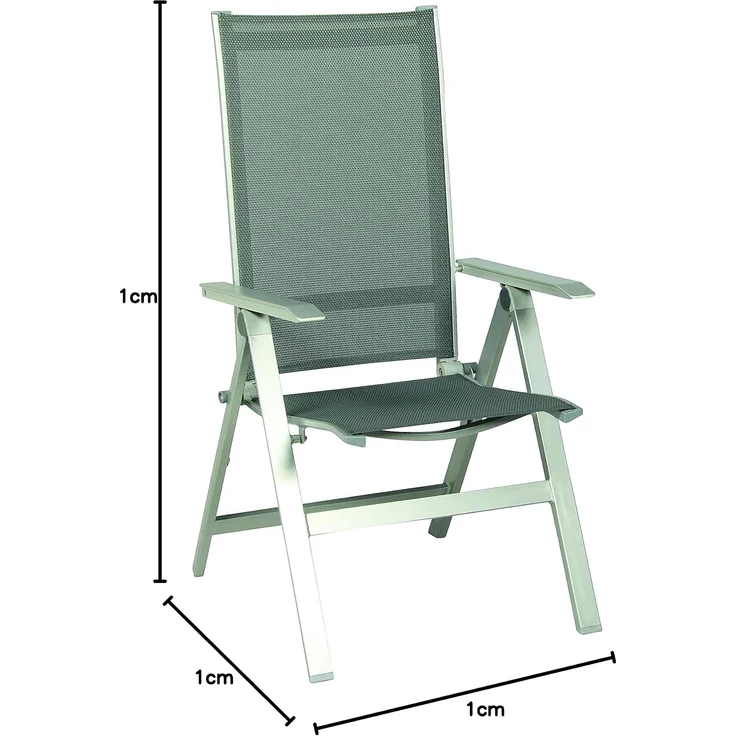 Acamp Klappsessel Urban 66 x 60 x 112 cm – Bild 2