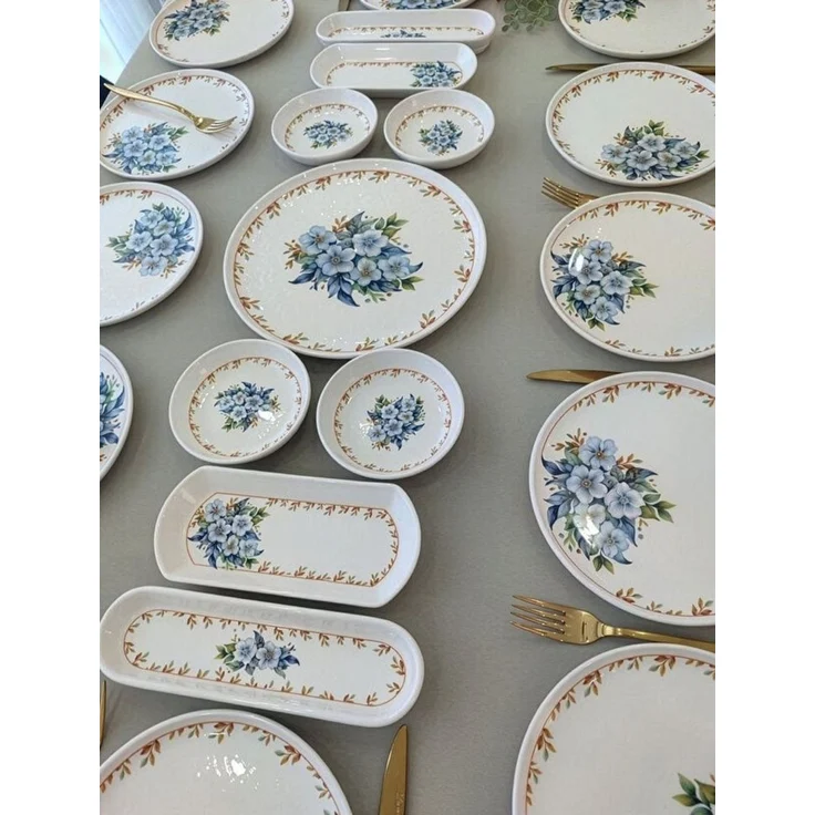Hermia Concept Geschirr-Set (21-tlg), 12 Personen, Keramik, 12 Personen geeignet, Spülmaschinengeeignet – Bild 2