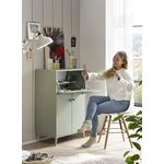 SCHILDMEYER Sekretär Schrank Schreibtisch Schreibschrank Computertisch Pistazie