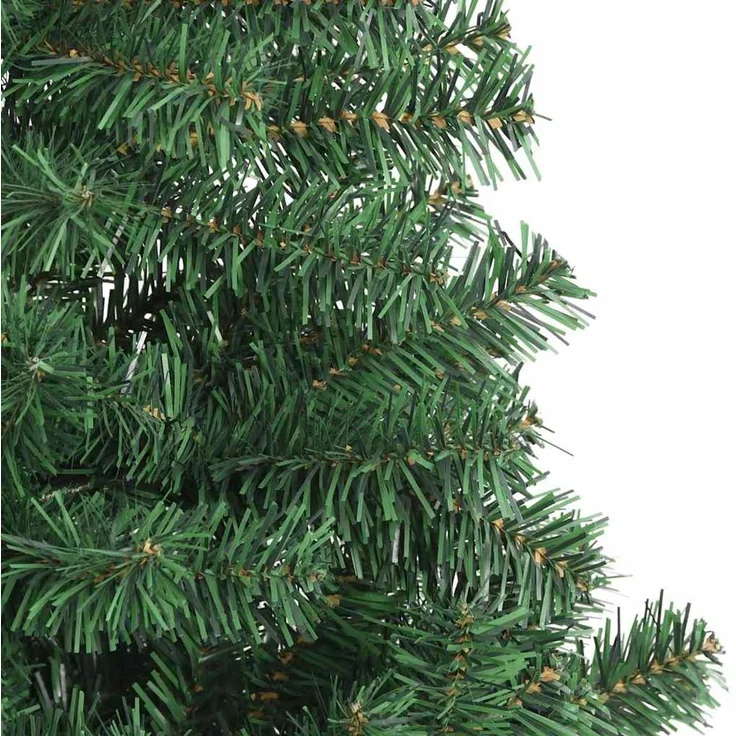vidaXL Weihnachtsbaum mit LED-Beleuchtung Grün 240 cm PVC und Stahl 3396404 – Bild 10