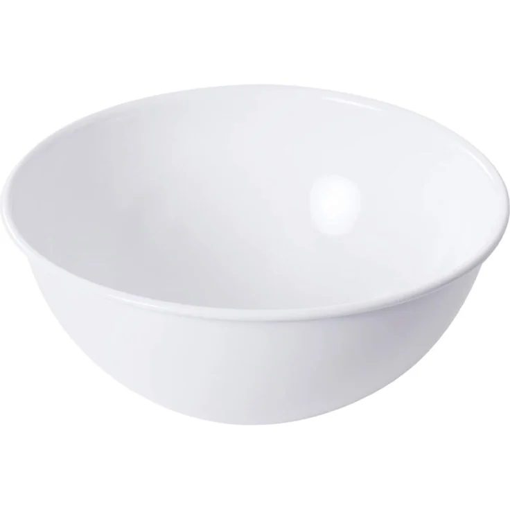 Riess Obst und Salatschüssel Emaille Weiß 30cm – Bild 1