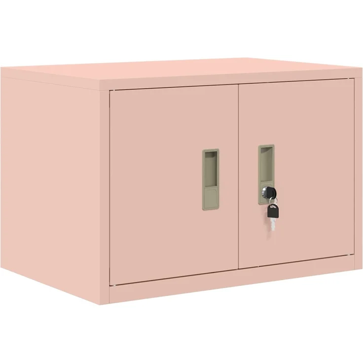 vidaXL Aufbewahrungsschrank 2 stk. Rosa 60 x 40 x 145 cm Stahl 3438694 – Bild 5